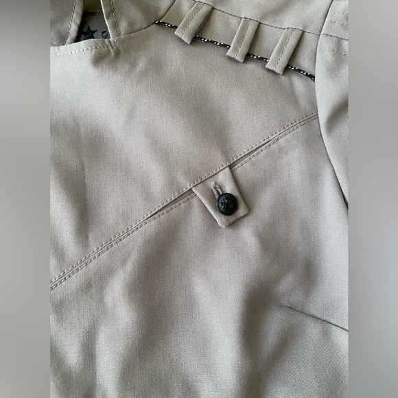 Vintage Diesel Evening Woman’s Wool Asymmetrical Military Style Jacket Size S - Picture 13 of 16